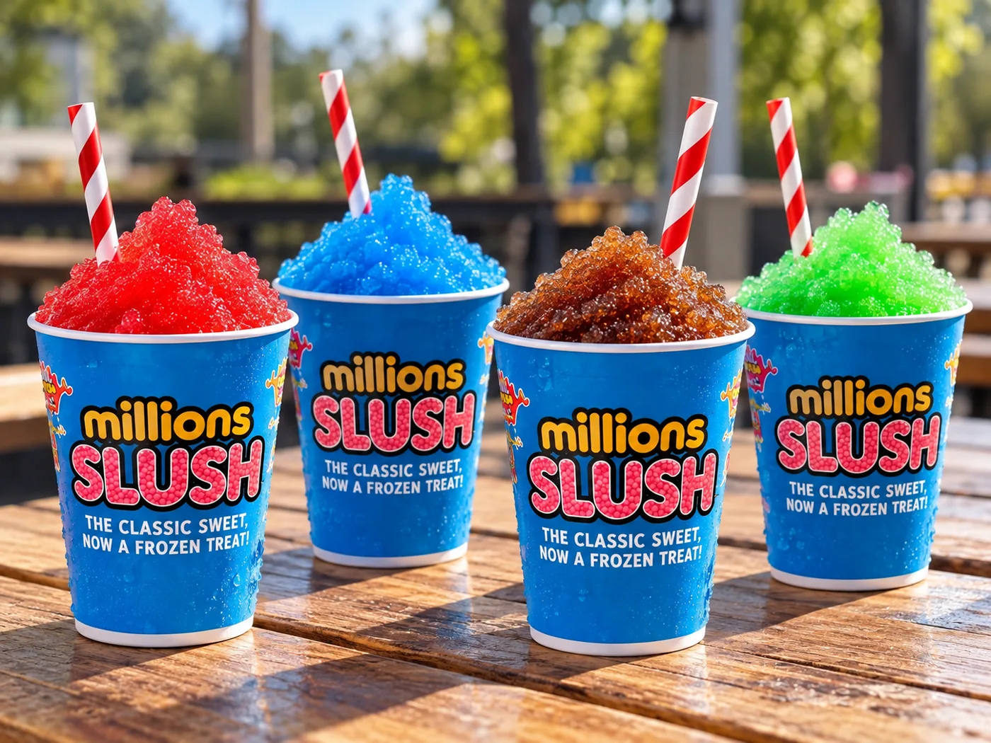 Four Millions Slush flavours lined up