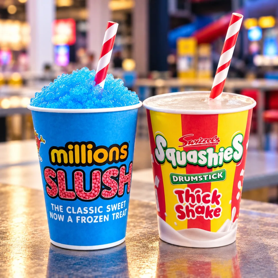 Millions Slush and Squashies Thickshake drinks